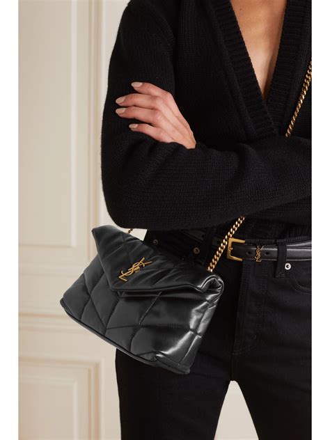 ysl puffer toy quilted bag|ysl puffer bag small.